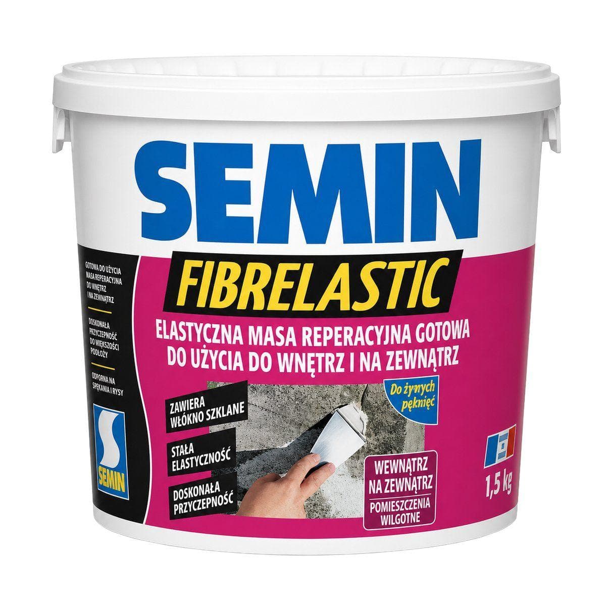FIBRELASTIC Шпаклевка эластичная, ведро 1,5 кг