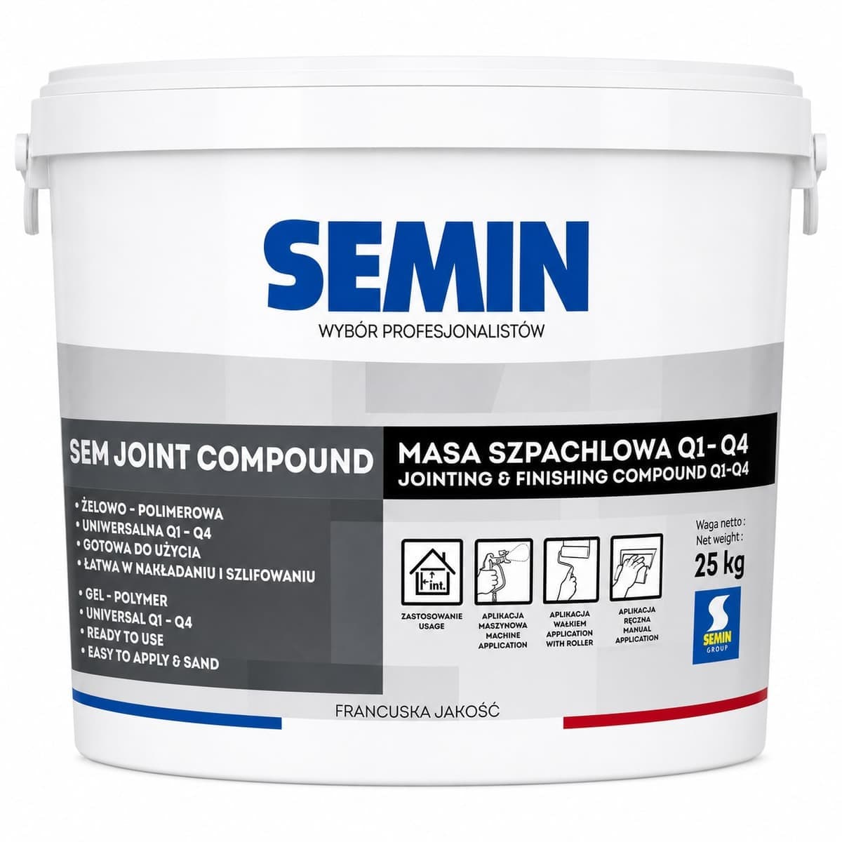 SEM JOINT COMPOUND Шпаклівка готова, 25 кг
