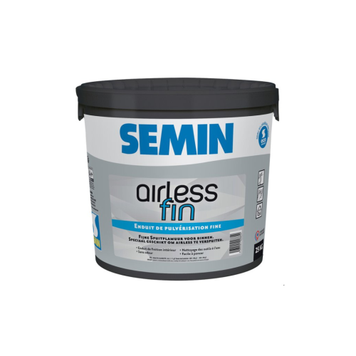 AIRLESS FIN — финишная airless-шпаклёвка SEMIN 25 кг